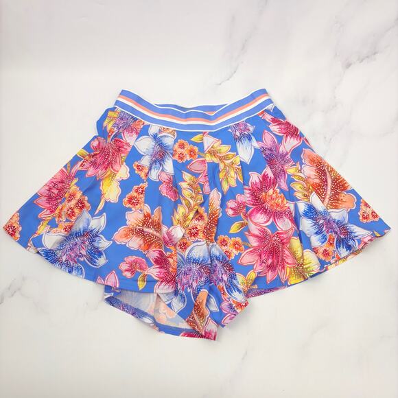 Johnny Was Bee Active Flutter Skort – Size XS – Floral Print – NWT